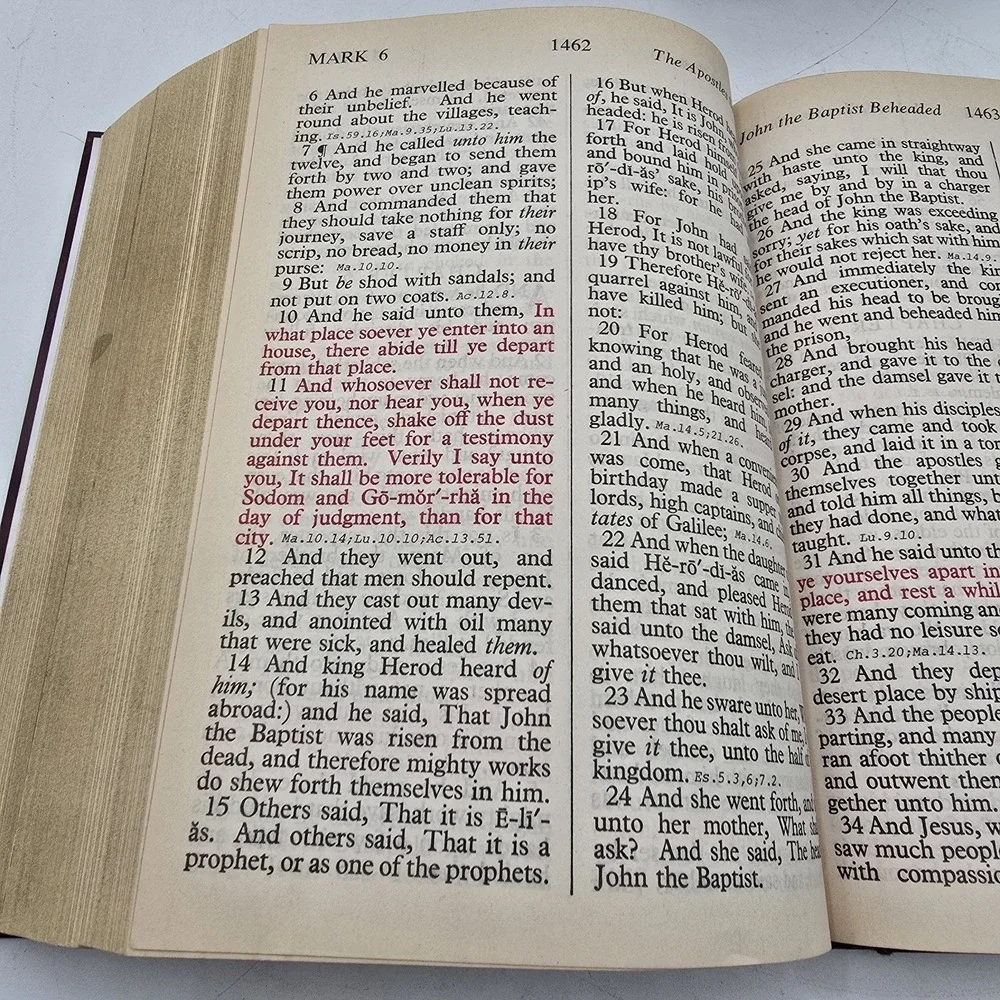 Holy Bible Giant‎ Print KJV Red Letter Edition Concordance Allan Publishers 1975